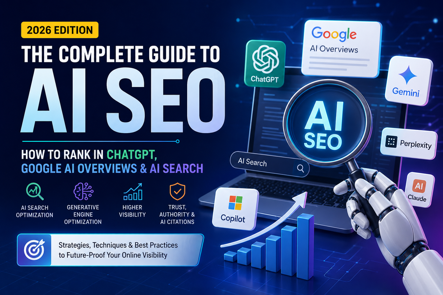 The Complete Guide to AI SEO: How to Rank in ChatGPT, Google AI Overviews & AI Search (2026 Edition)