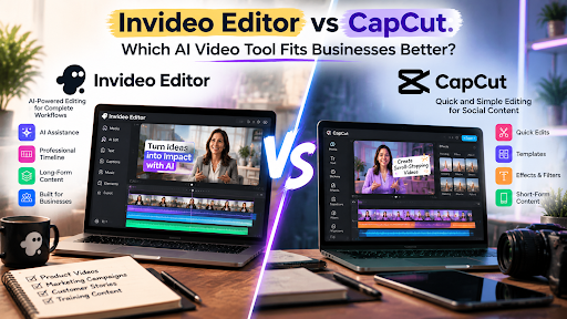 Invideo Editor vs CapCut: Which AI Video Tool Fits Businesses Better?