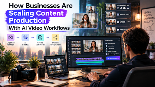 How Businesses Are Scaling Content Production With AI Video Workflows